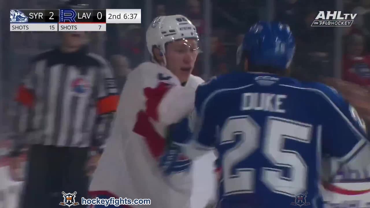 D. Duke (SYR) vs. O. Beck (LAV)