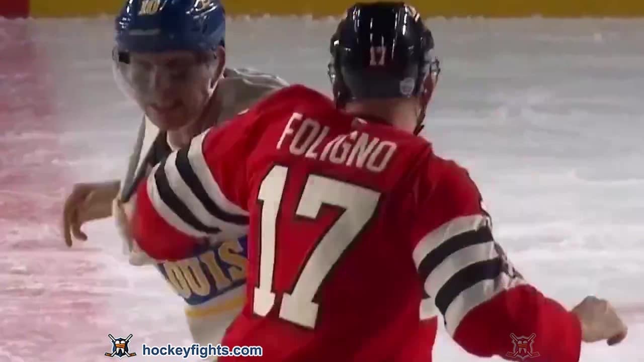 B. Schenn (STL) vs. N. Foligno (CHI)