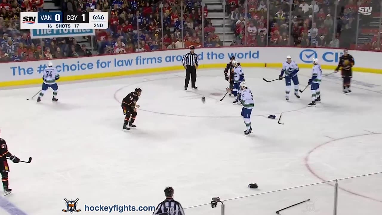 D. Forbort (VAN) vs. R. Lomberg (CGY)