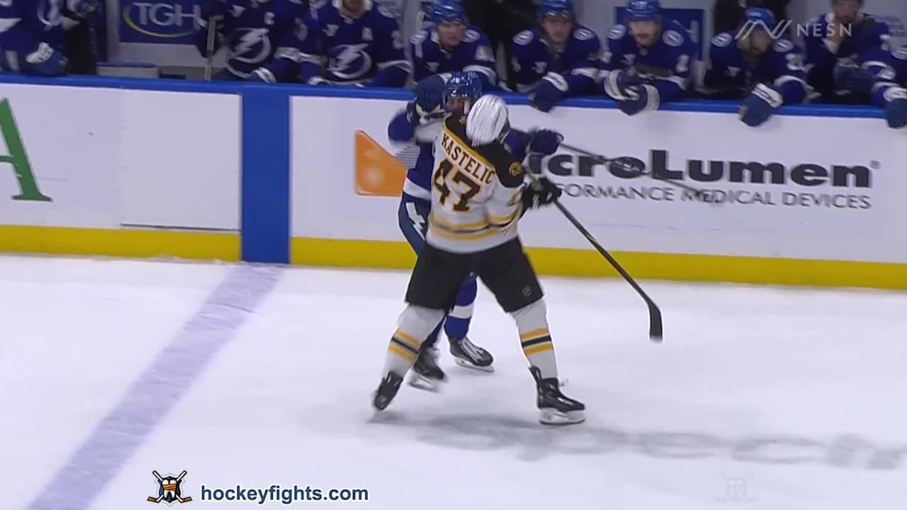 M. Kastelic (BOS) vs. E. Lilleberg (TBL)