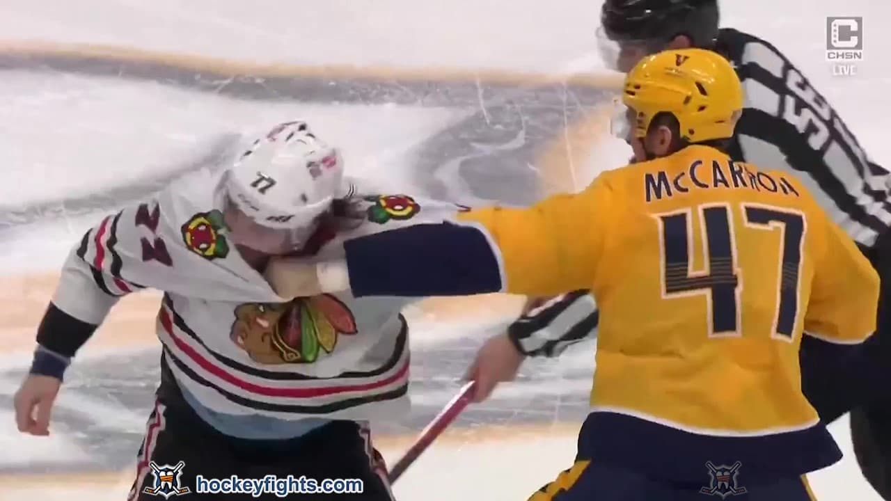 P. Maroon (CHI) vs. M. McCarron (NSH)