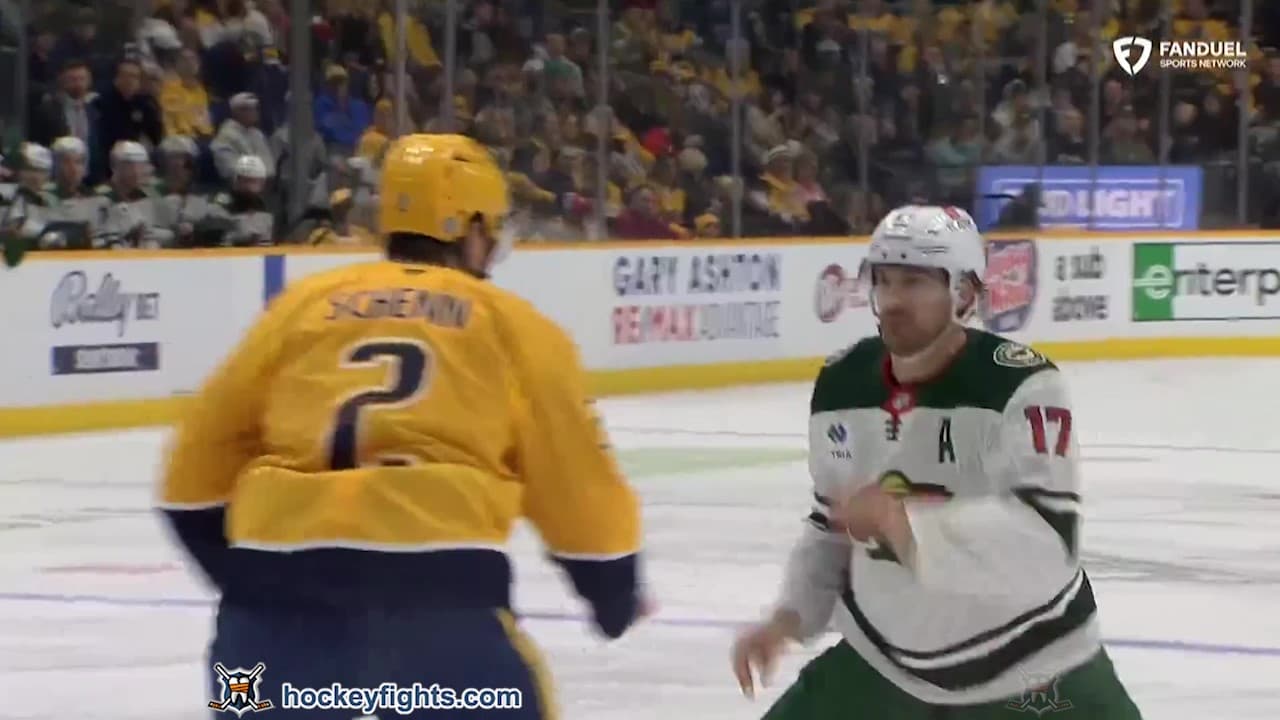 M. Foligno (MIN) vs. L. Schenn (NSH)