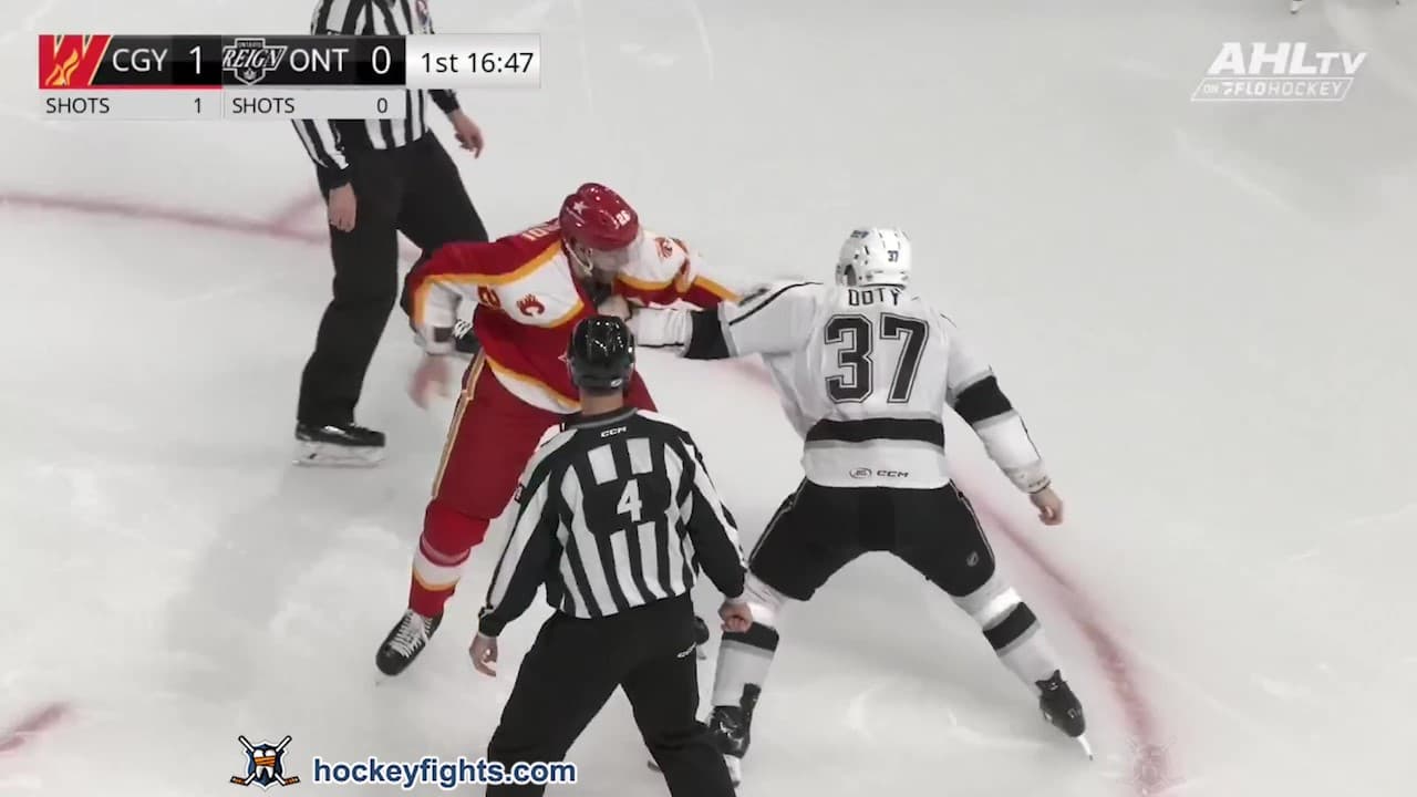 J. Tinordi (CGW) vs. J. Doty (ONT)