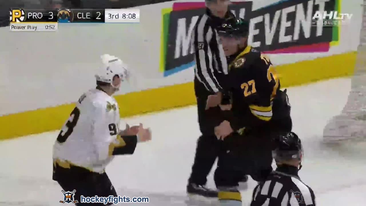 R. Tufte (PRO) vs. M. McCue (CLE)