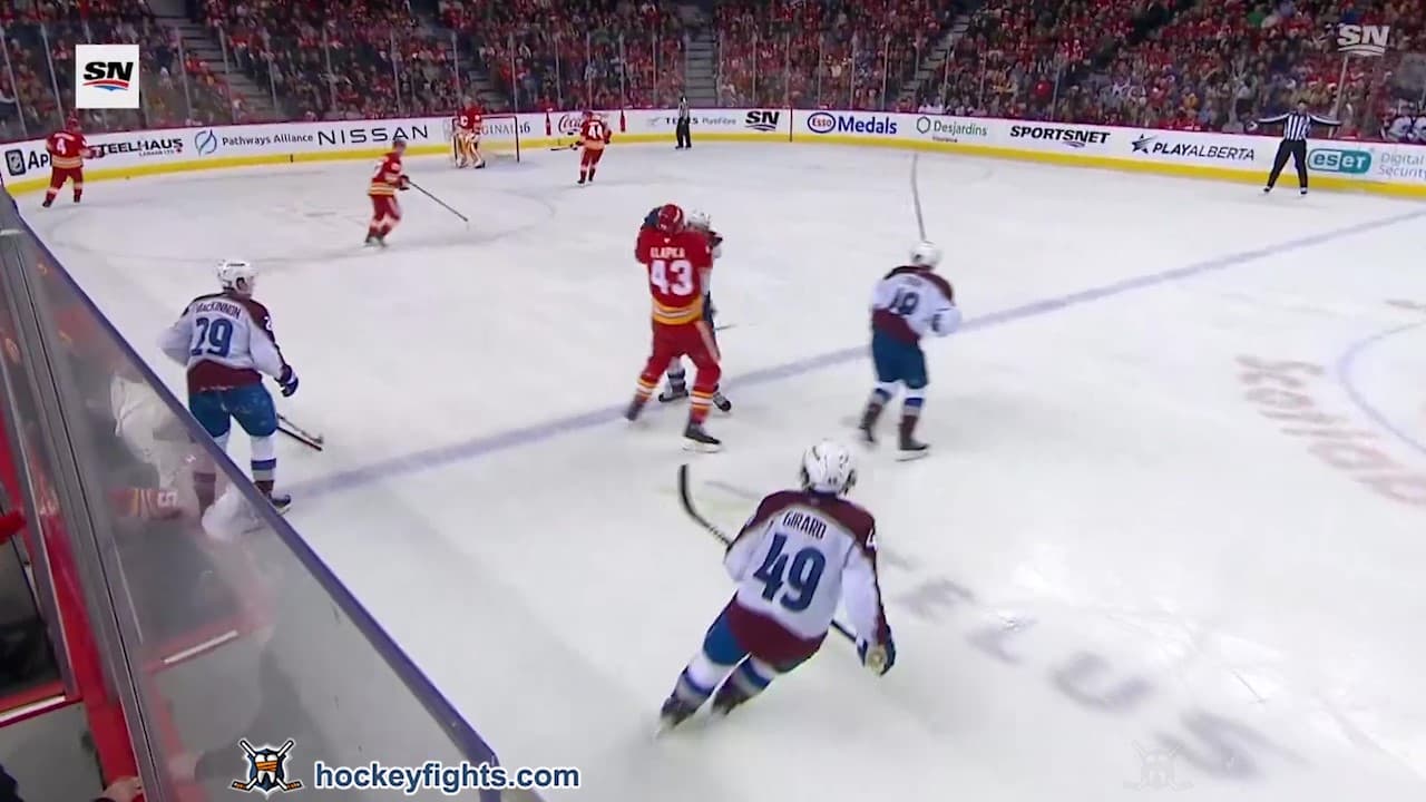 M. Wood (COL) vs. A. Klapka (CGY)