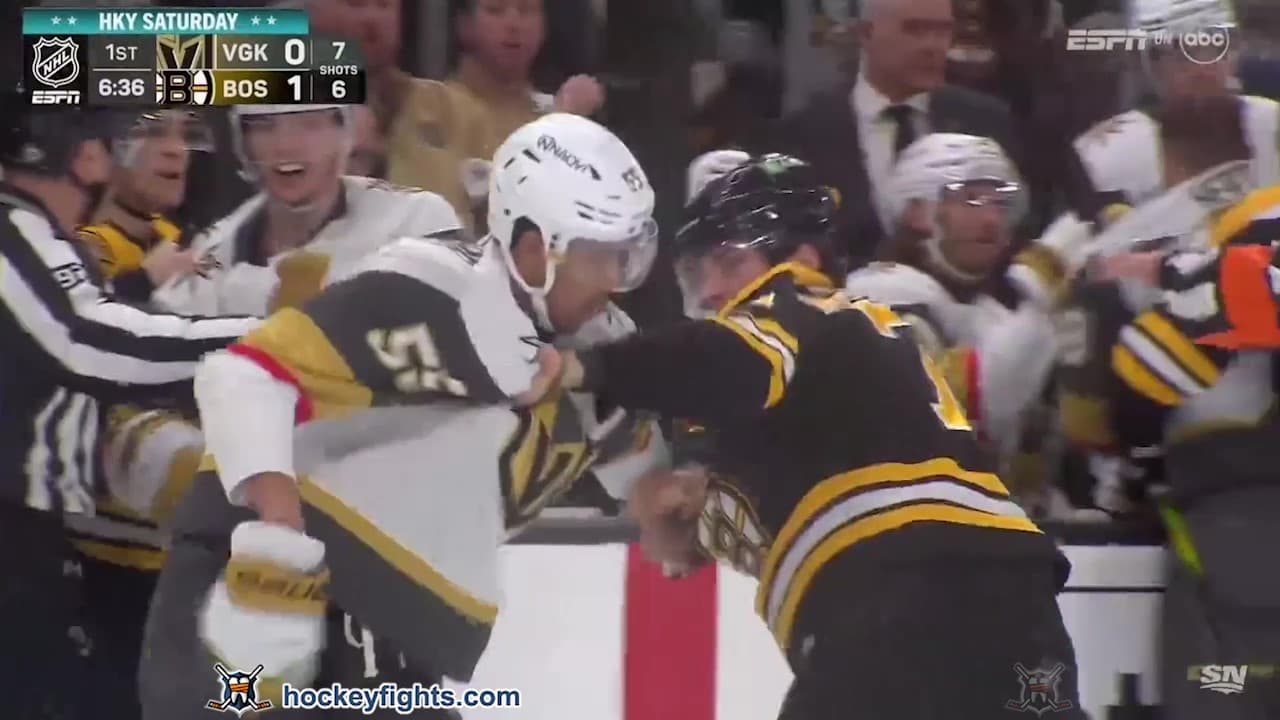 K. Kolesar (VGK) vs. O. Wahlstrom (BOS)