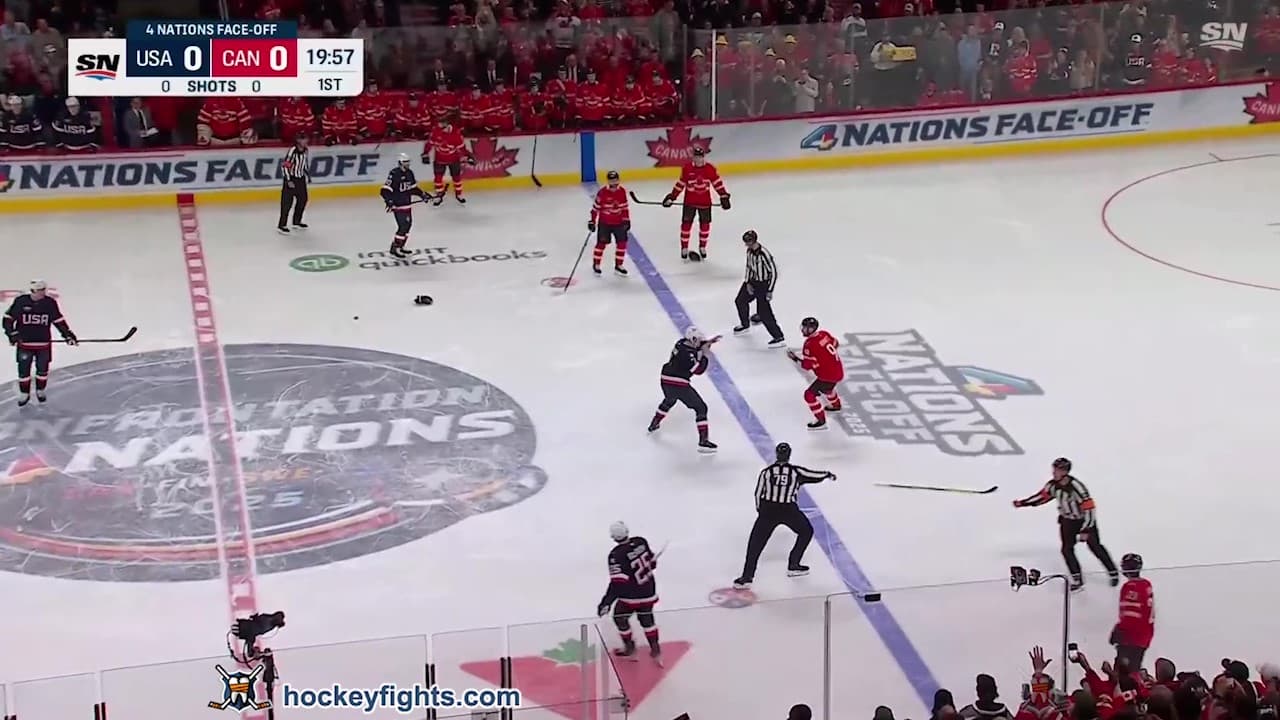 B. Tkachuk (USA) vs. S. Bennett (CAN)