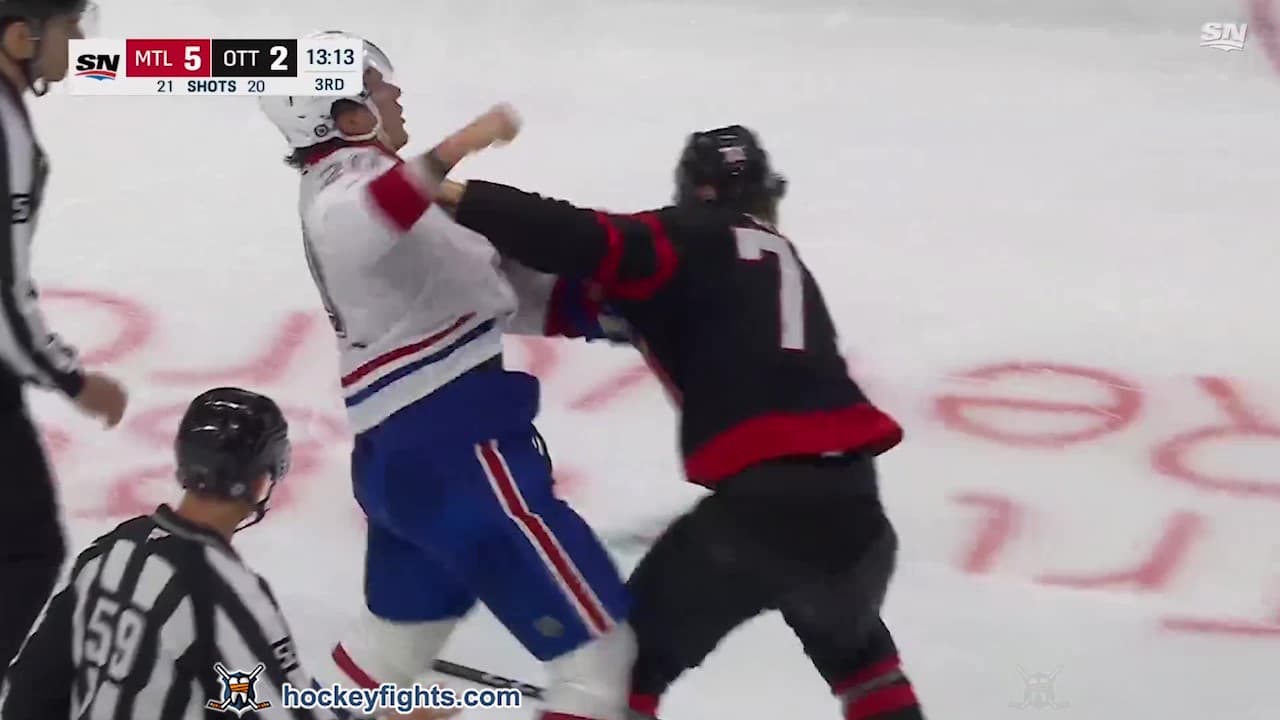 J. Slafkovsky (MTL) vs. R. Greig (OTT)