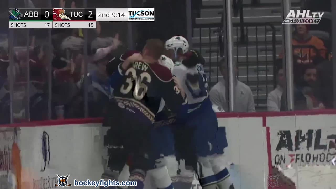 J. Arntsen (ABC) vs. H. Drew (TUC)