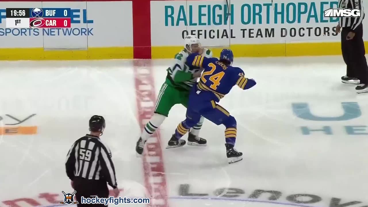 D. Cozens (BUF) vs. J. Kotkaniemi (CAR)