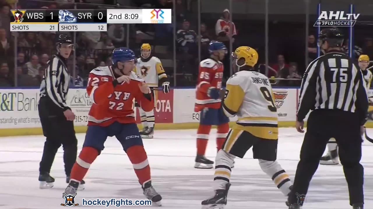 M. Johnstone (WBS) vs. D. Carlile (SYR)