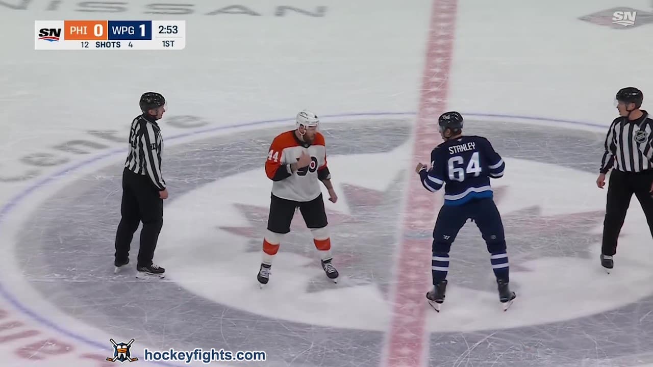 N. Deslauriers (PHI) vs. L. Stanley (WPG)