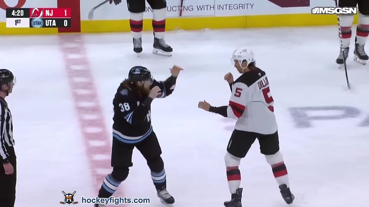 B. Dillon (NJD) vs. L. O'Brien (UTA)