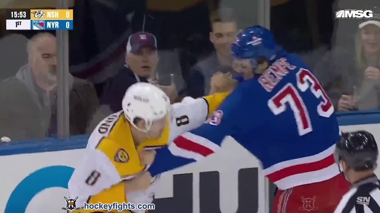 A. Englund (NSH) vs. M. Rempe (NYR)