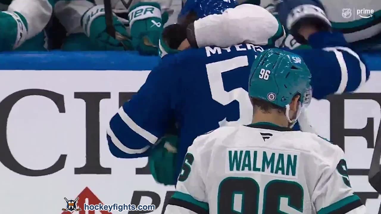 M. Ferraro (SJS) vs. P. Myers (TOR)