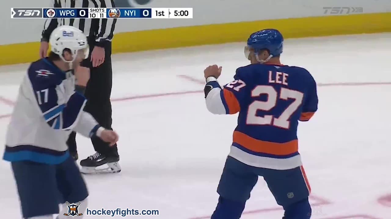 A. Lowry (WPG) vs. A. Lee (NYI)