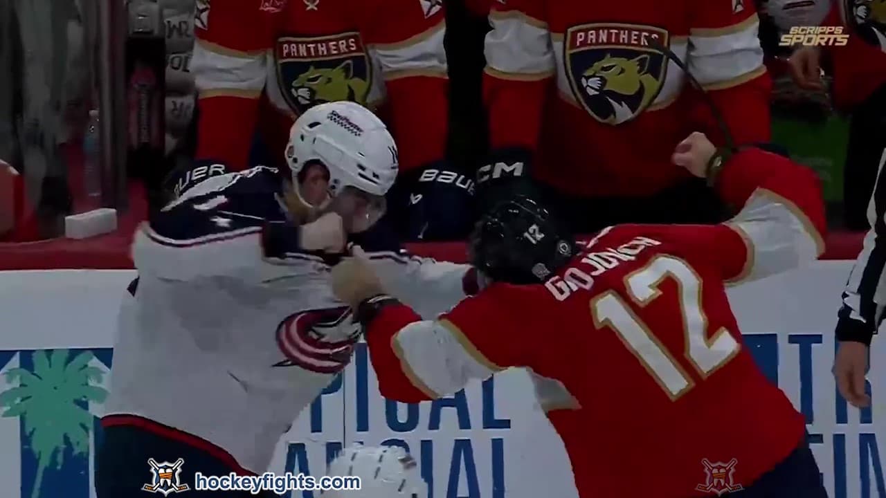 J. LaBate (CBJ) vs. J. Gadjovich (FLA)