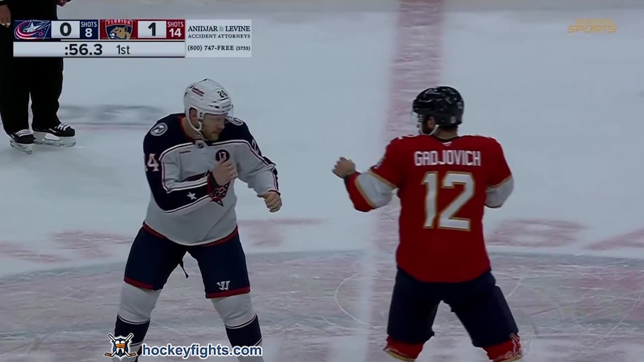 M. Olivier (CBJ) vs. J. Gadjovich (FLA)