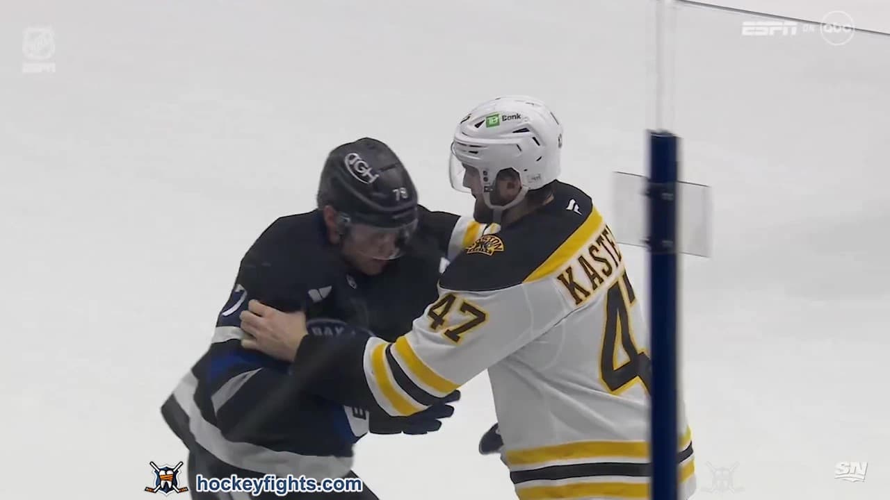 M. Kastelic (BOS) vs. E. Lilleberg (TBL)