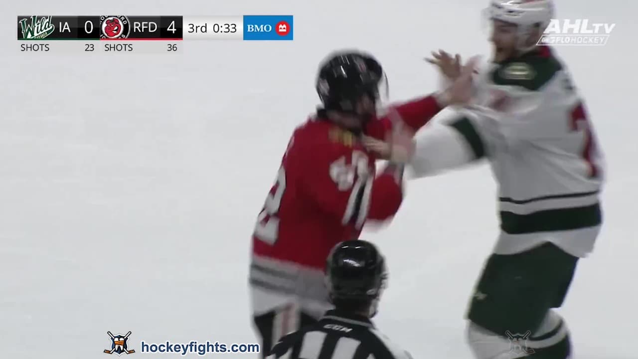 A. Raska (IOW) vs. C. Felix (RCK)