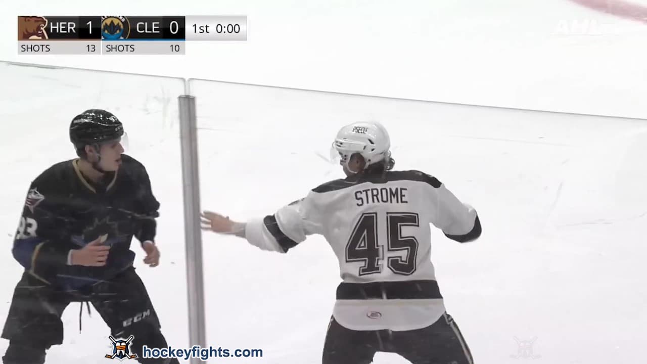 M. Strome (HER) vs. M. McCue (CLE)