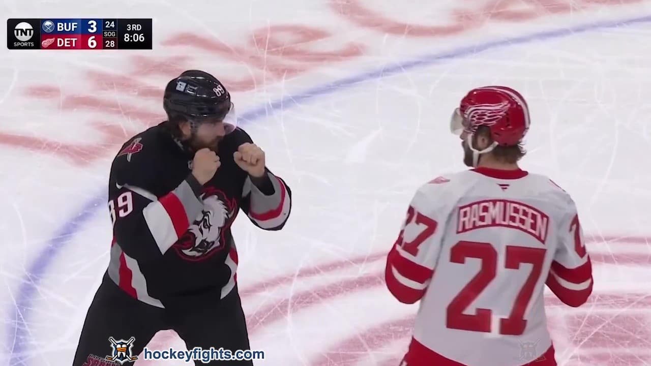 A. Tuch (BUF) vs. M. Rasmussen (DET)