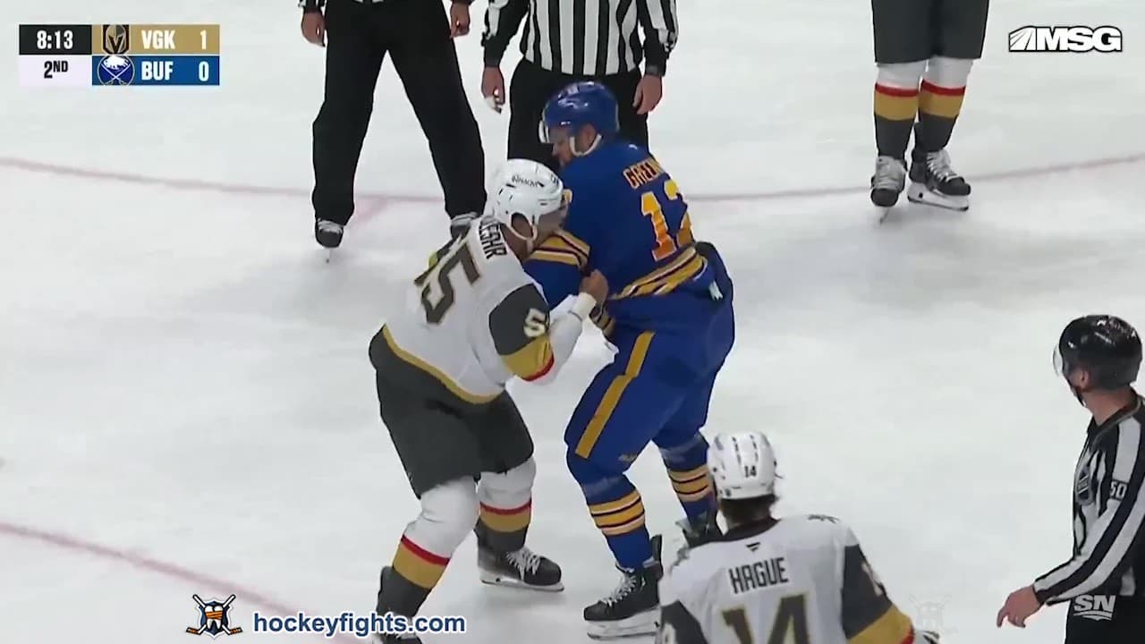 K. Kolesar (VGK) vs. J. Greenway (BUF)