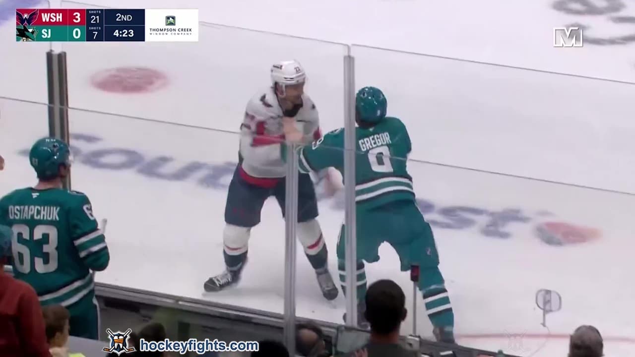 B. Duhaime (WSH) vs. N. Gregor (SJS)