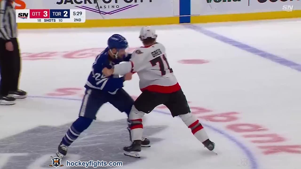 R. Greig (OTT) vs. S. Laughton (TOR)