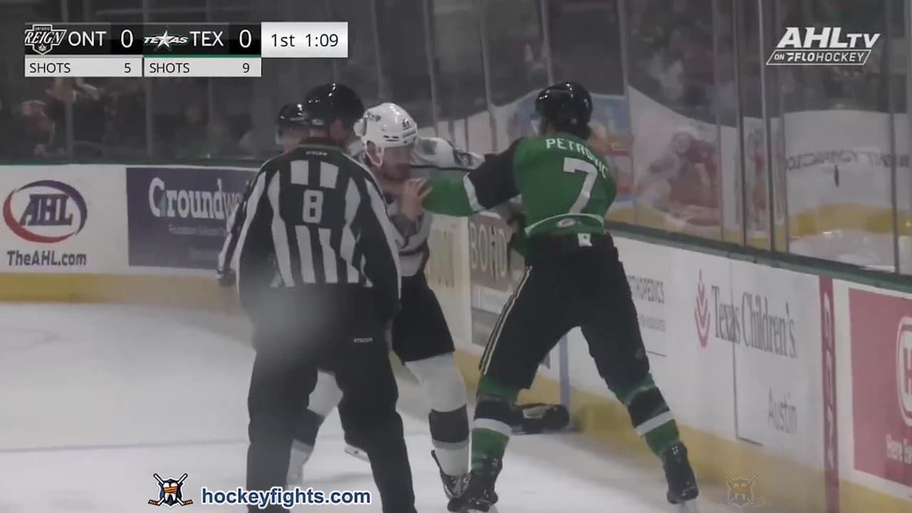 J. Doty (ONT) vs. A. Petrovic (TXS)