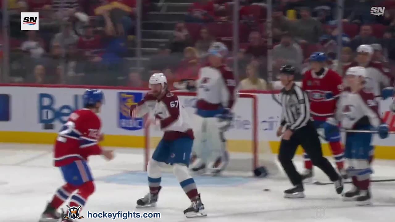 K. Middleton (COL) vs. A. Xhekaj (MTL)