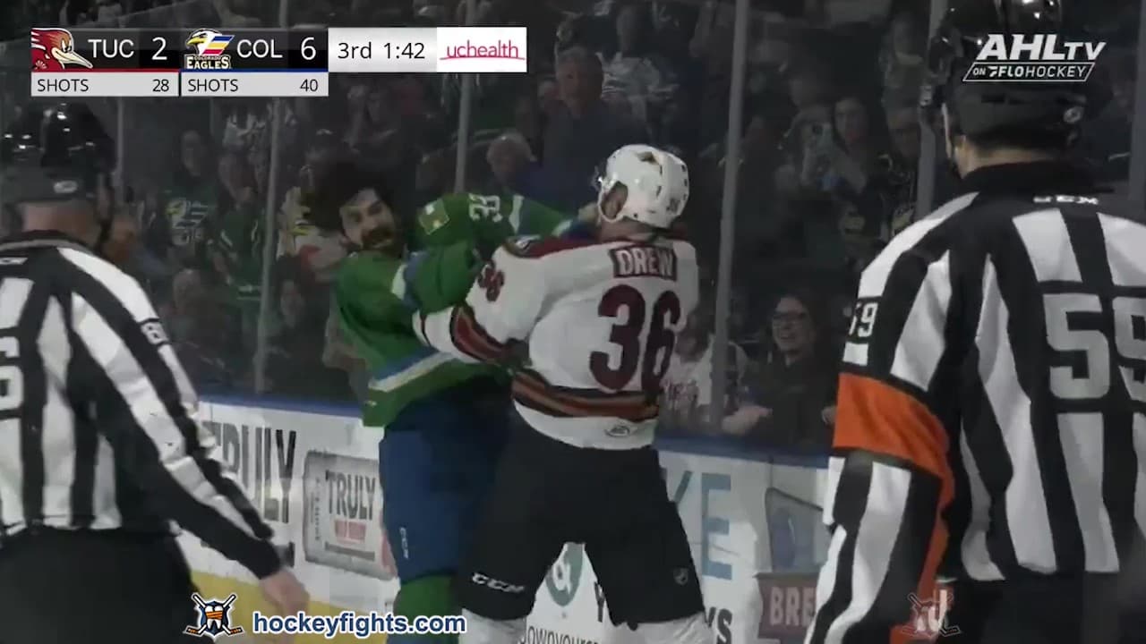H. Drew (TUC) vs. C. Bradley (COL)