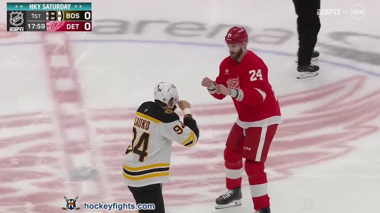 J. Lauko (BOS) vs. A. Watson (DET)