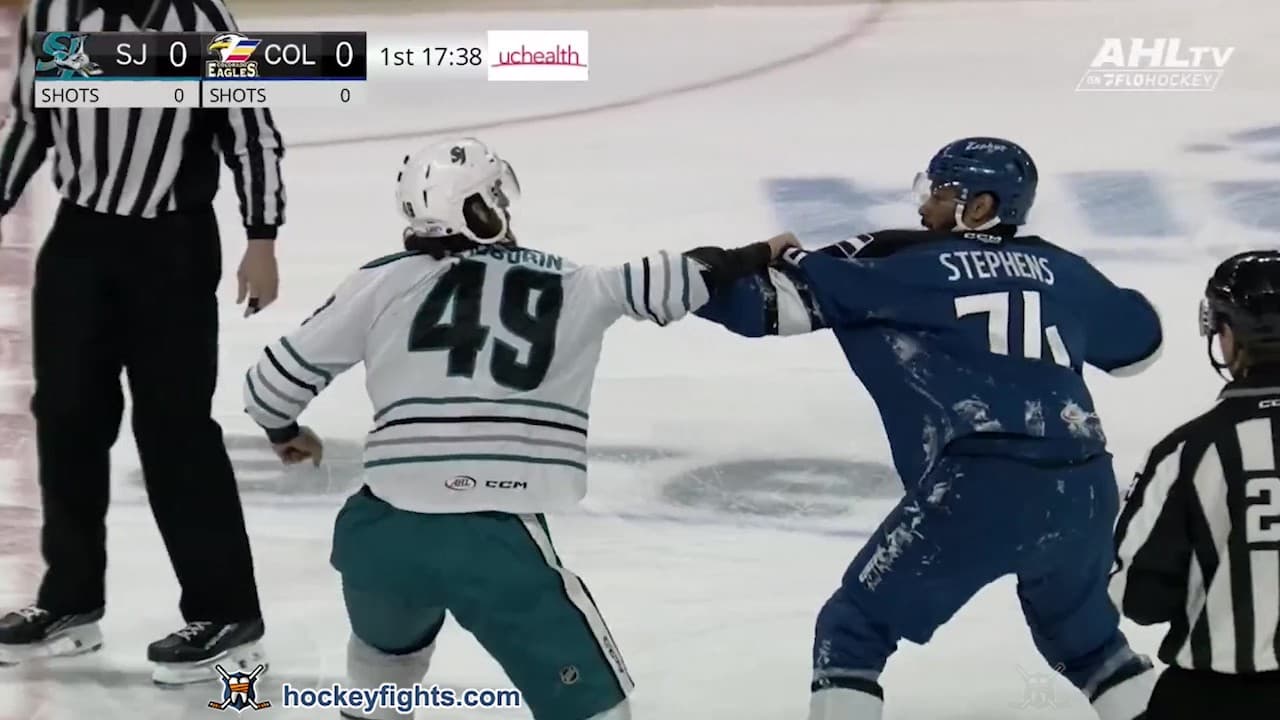 S. Sabourin (SJB) vs. D. Stephens (COL)
