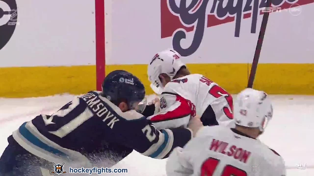 R. Sandin (WSH) vs. J. van,Riemsdyk (CBJ)