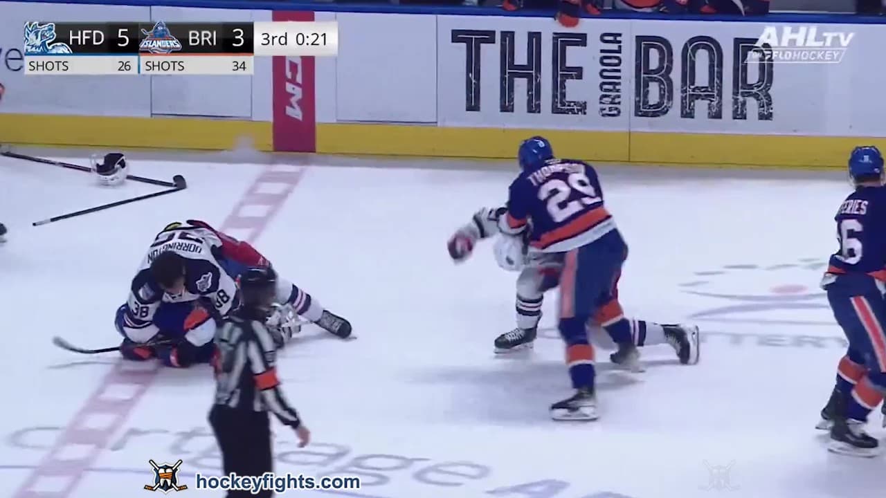 A. Blidh (HFD) vs. T. Thompson (BPTI)