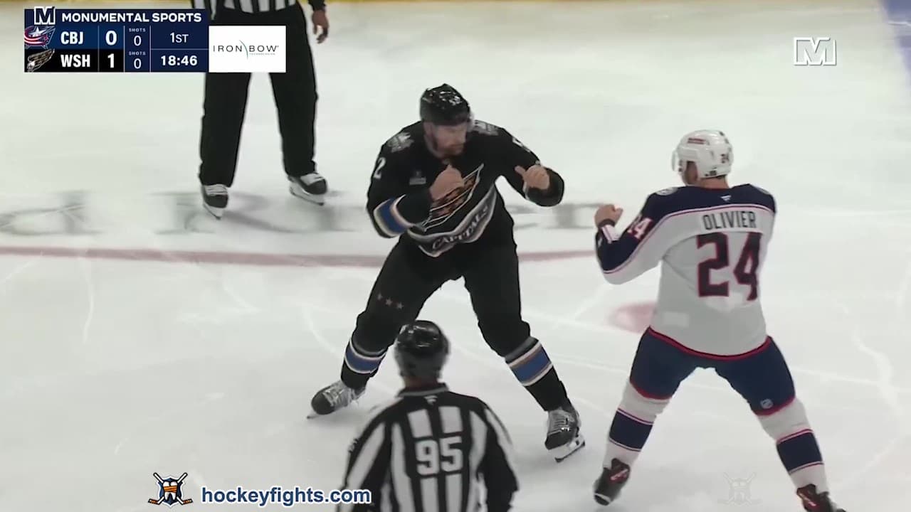 M. Olivier (CBJ) vs. D. McIlrath (WSH)