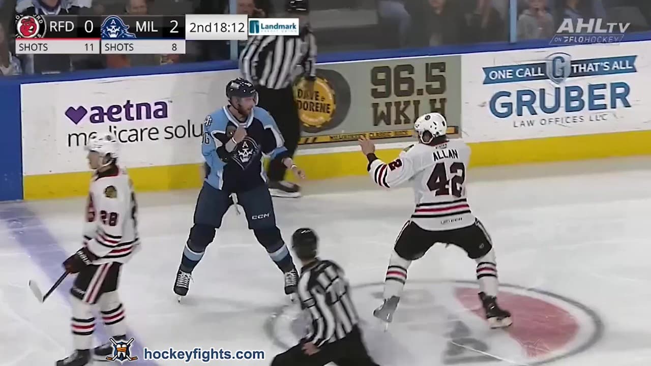 N. Allan (RCK) vs. K. Marino (MIL)