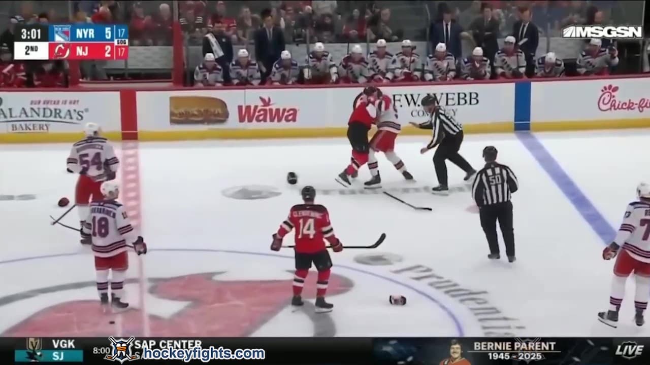 N. Aspinall (NYR) vs. N. Legare (NJD)