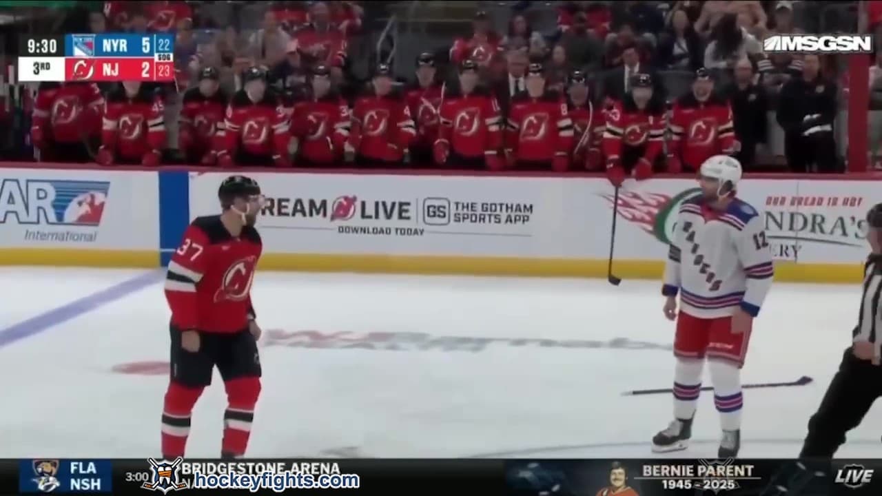 C. Mackey (NYR) vs. N. Legare (NJD)