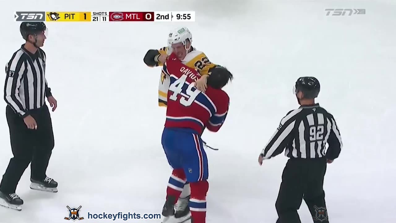 S. Poulin (PIT) vs. J. Davidson (MTL)
