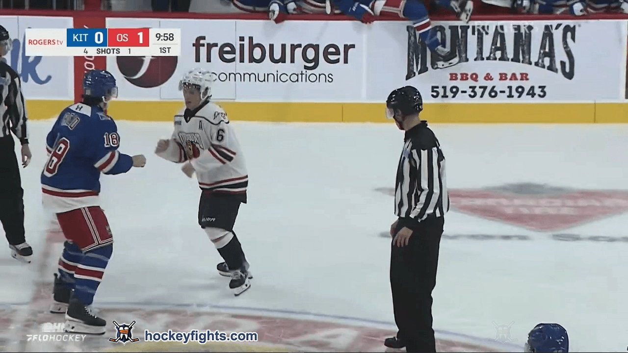 C. Reid (KIT) vs. J. Therrien (OSA)