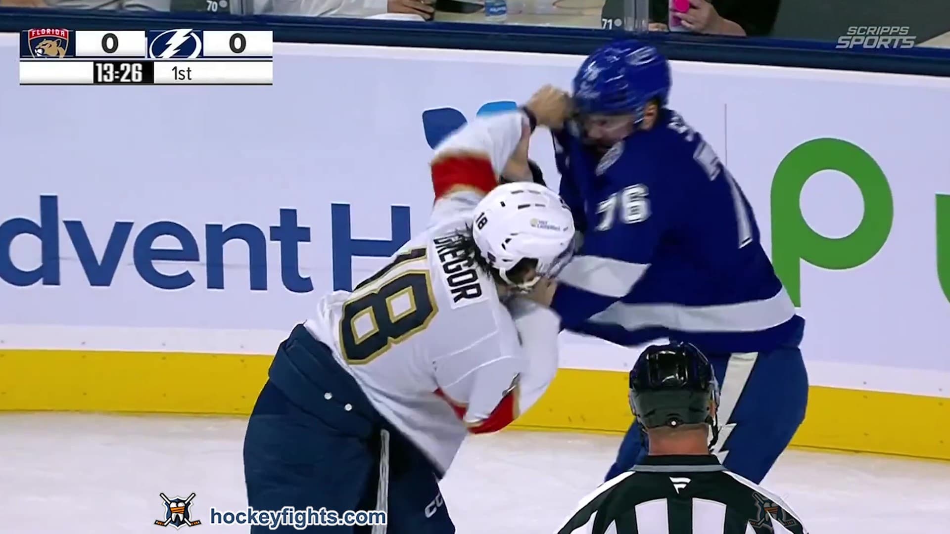 N. Gregor (FLA) vs. R. Schmidt (TBL)