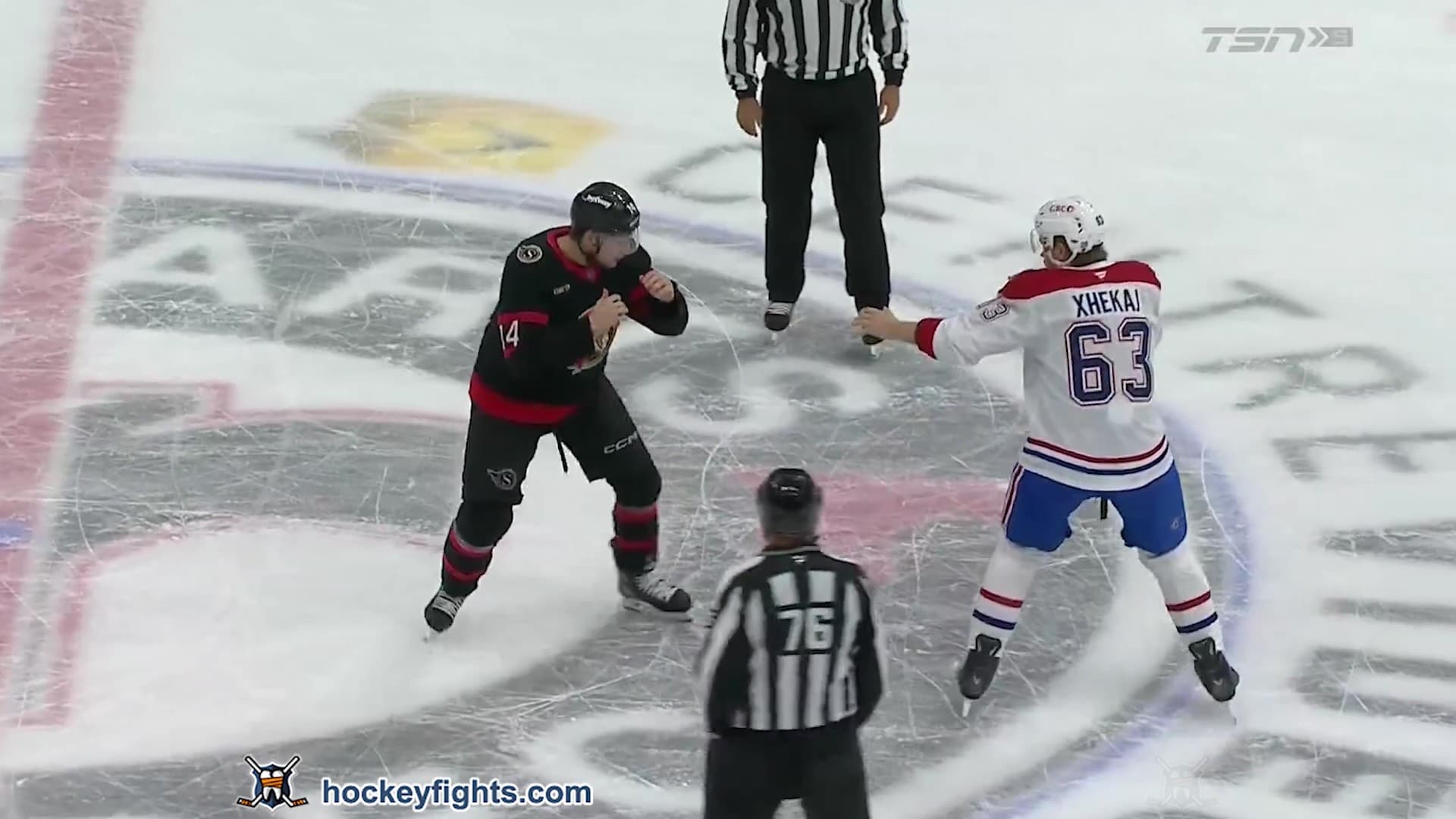 F. Xhekaj (MTL) vs. J. Jenik (OTT)