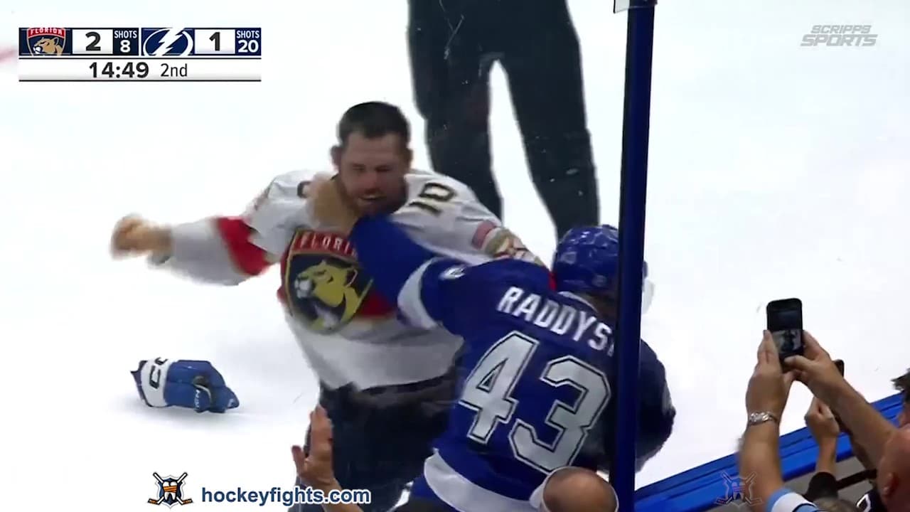 A. Greer (FLA) vs. D. Raddysh (TBL)