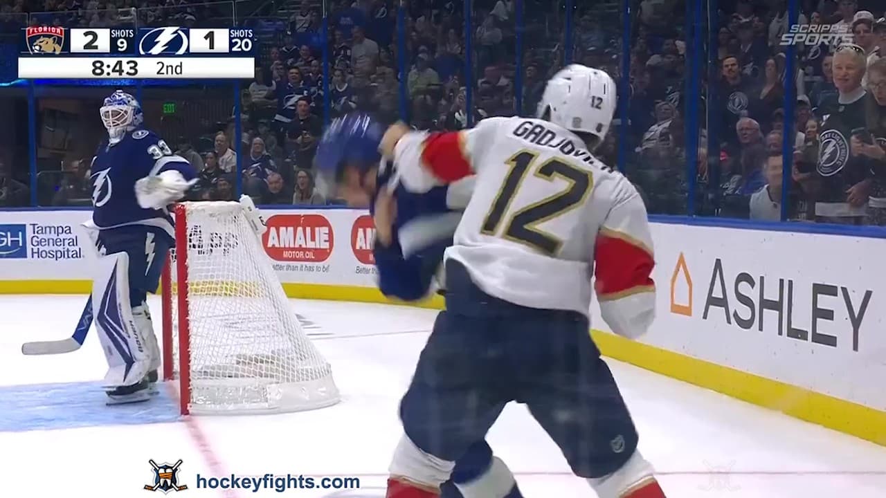 J. Gadjovich (FLA) vs. D. Carlile (TBL)