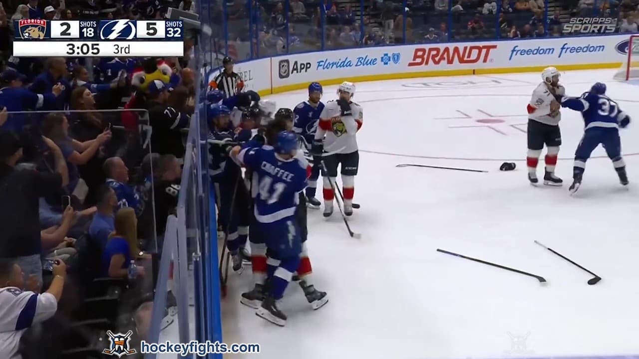 A. Ekblad (FLA) vs. M. Chaffee (TBL)