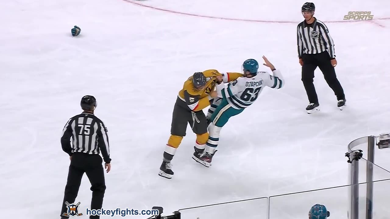 Z. Ostapchuk (SJS) vs. J. Lauzon (VGK)