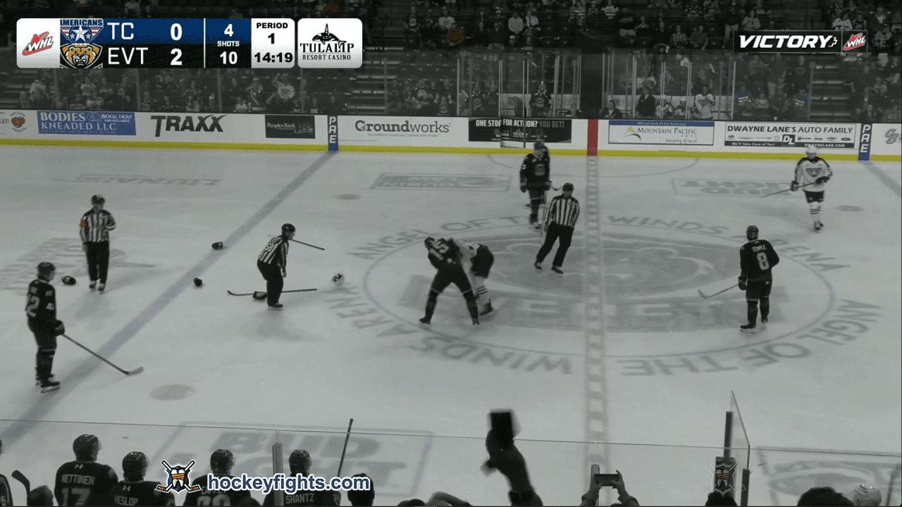 G. Martin (TRI) vs. J. Vaughan (EVT)