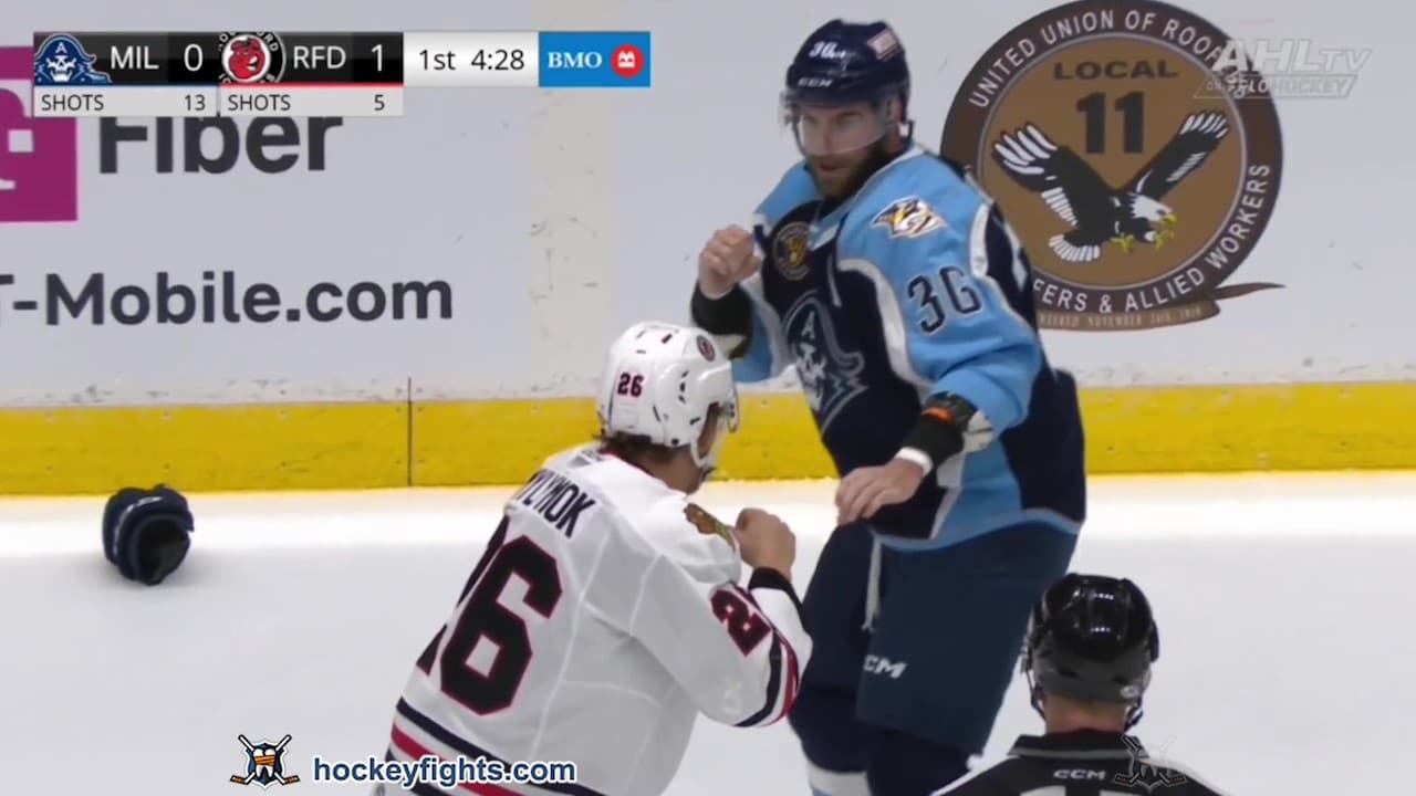 K. Marino (MIL) vs. C. Mylymok (RCK)